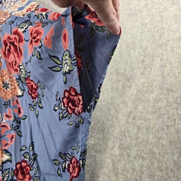 Angie Floral Kimono Cardigan Wrap L - Picture 4 of 4